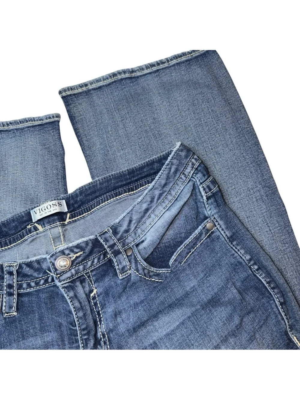 Vigoss Light Blue Bootcut Jeans - Light Blue